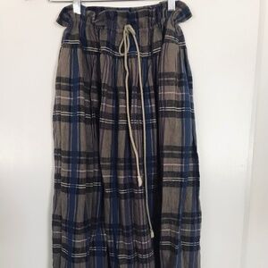 Vintage 80s Jones New York Cotton Plaid Skirt